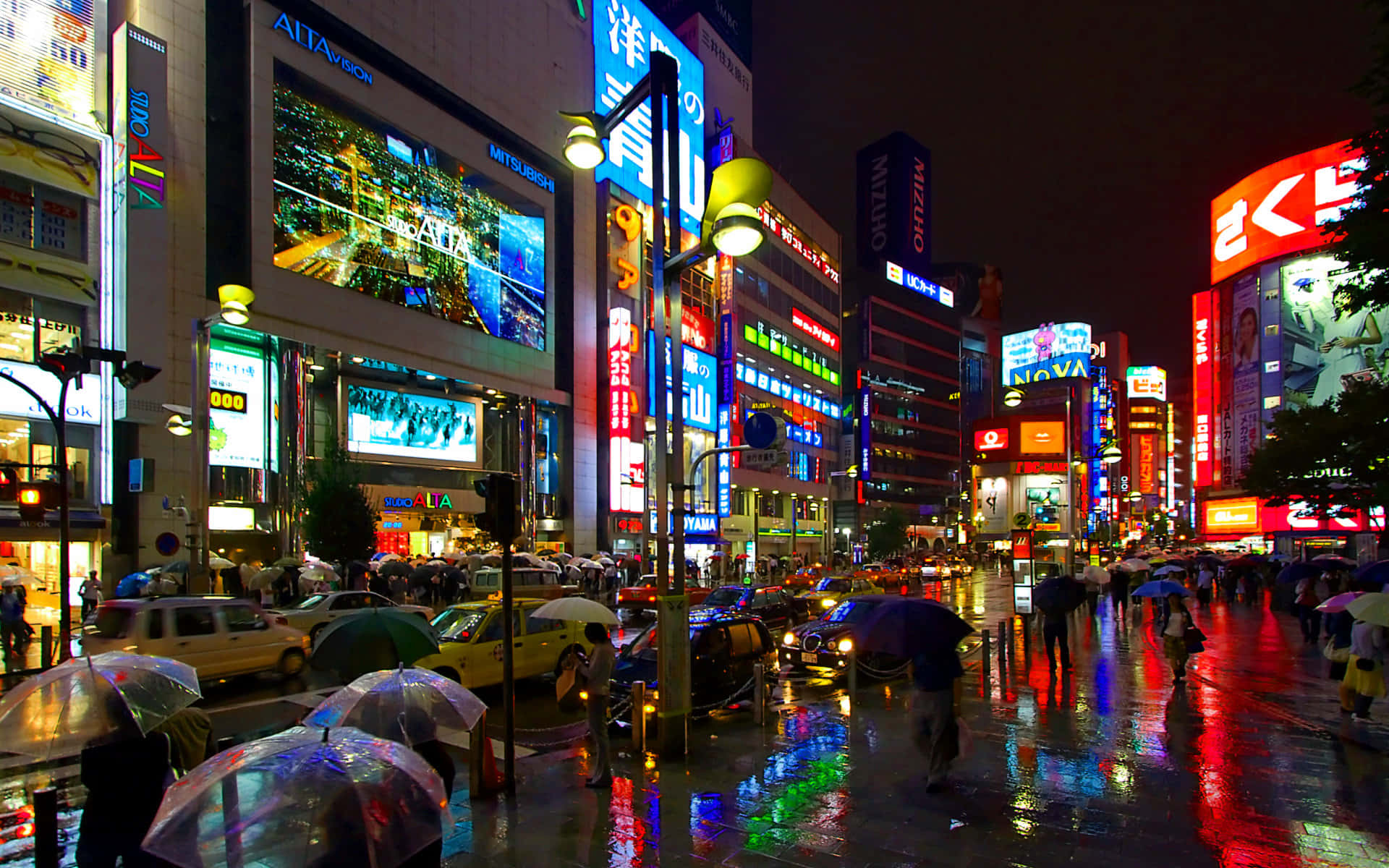 Enjoy The Lively Colors And Culture Of Harajuku Background