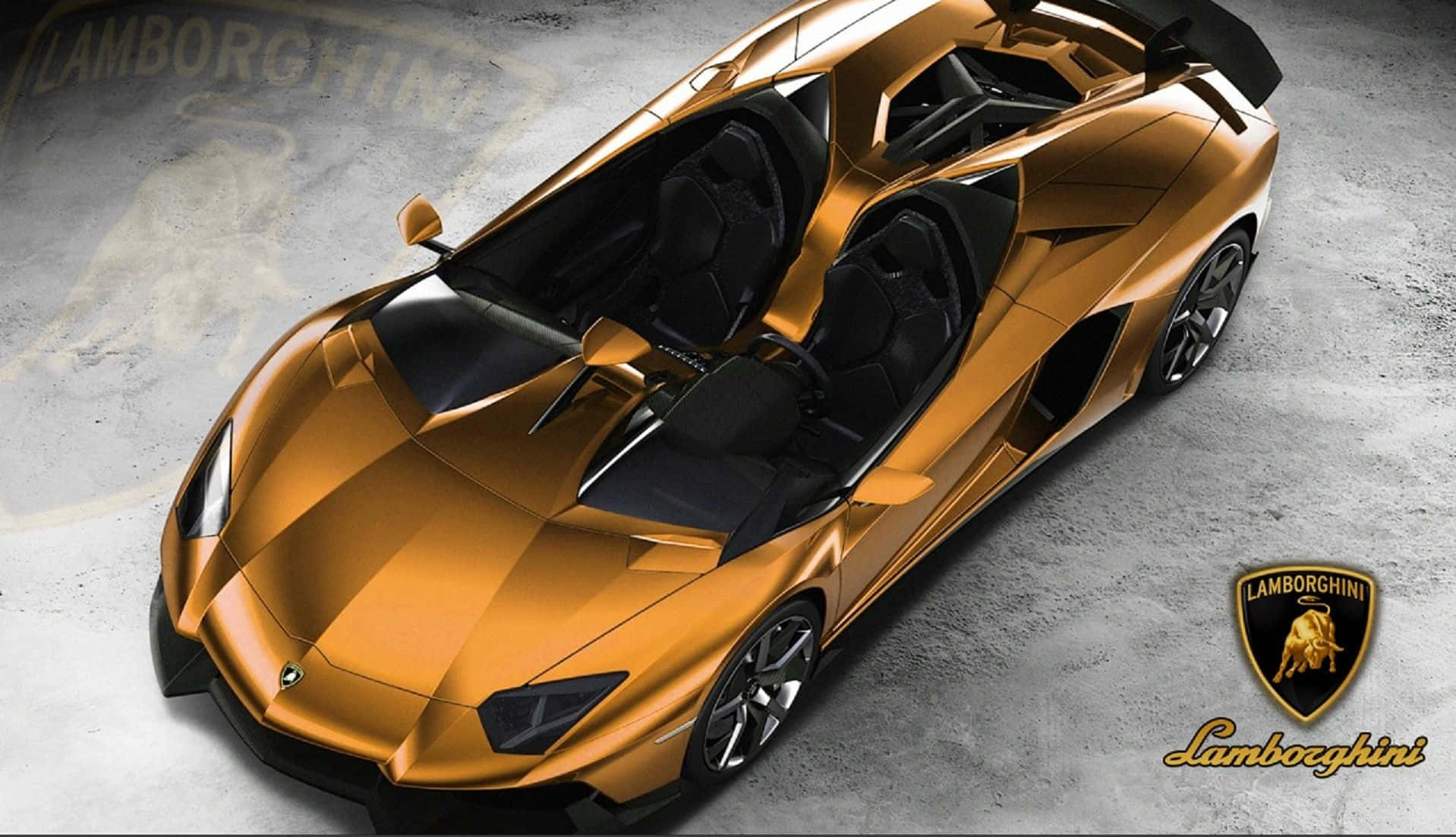 Enjoy The Luxury Of A Gold Lamborghini