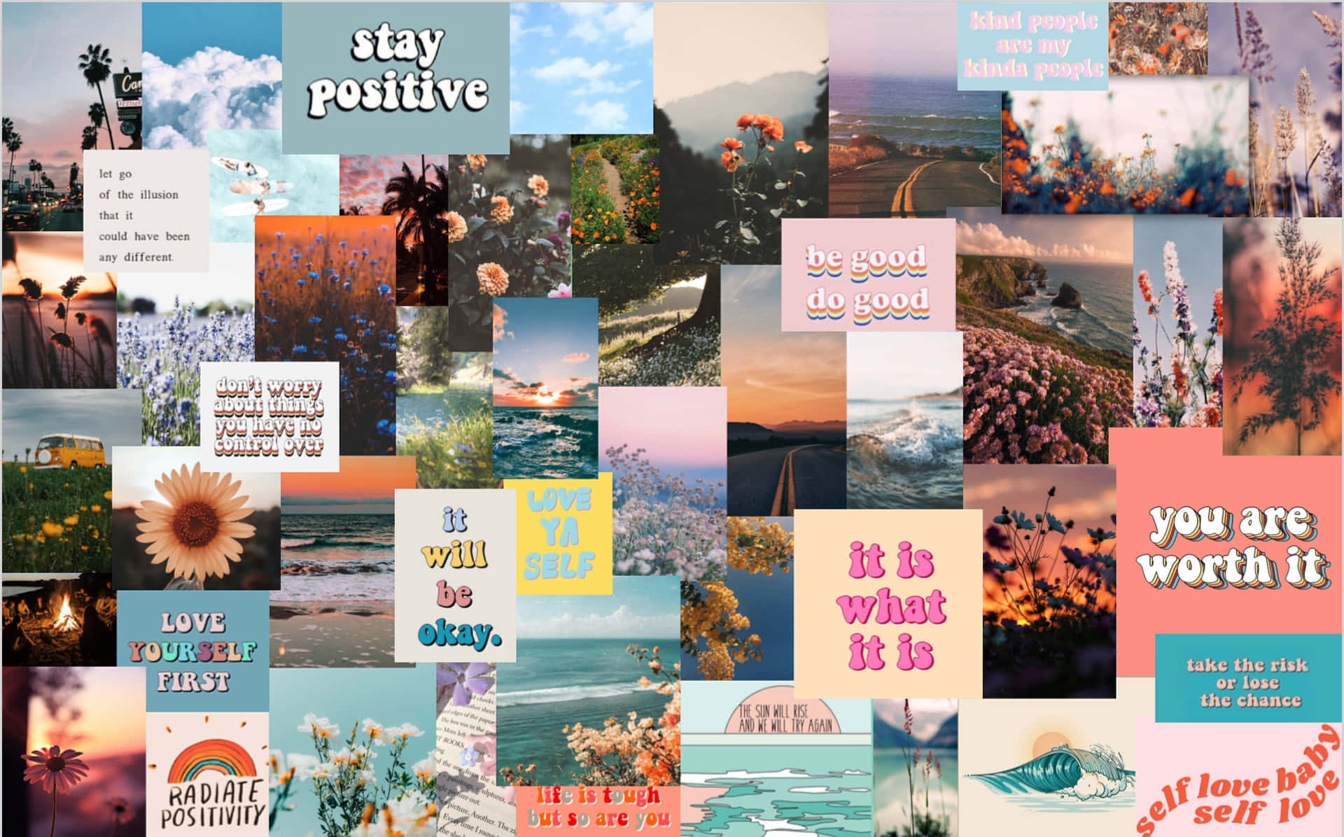 Enjoy The Magical Hues Of Spring With This Beautiful Aesthetic Desktop Wallpaper Background