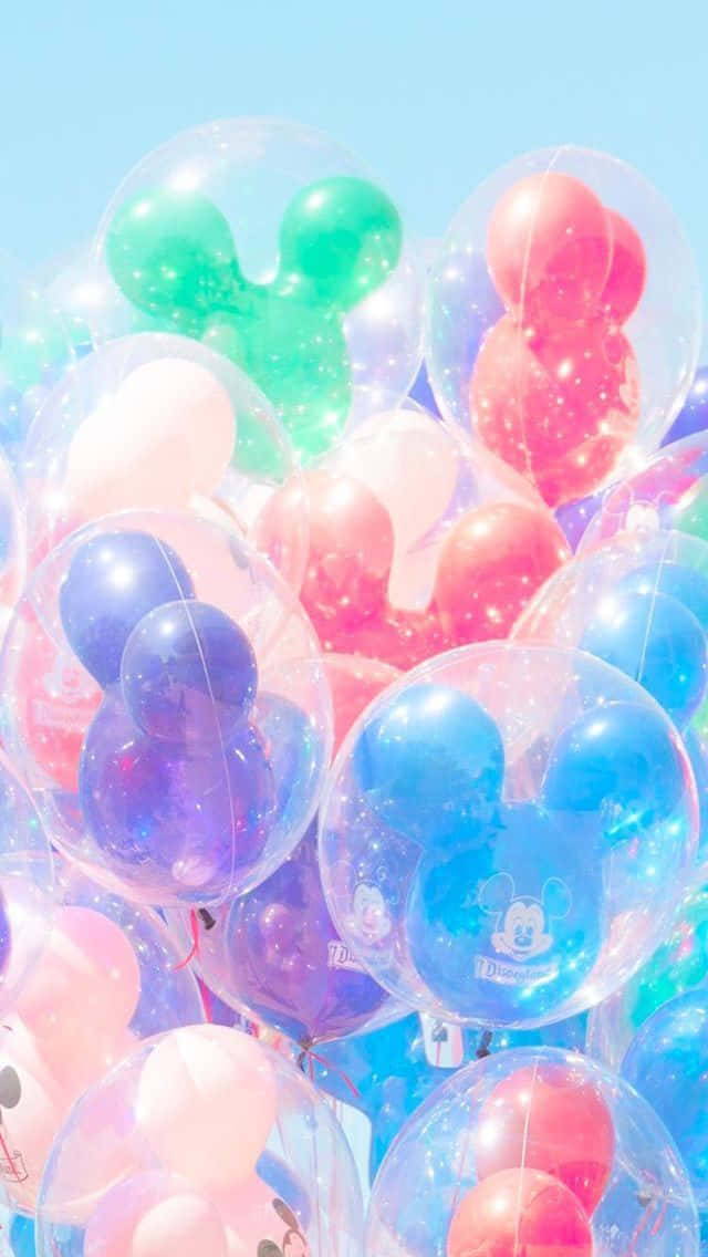Enjoy The Magical World Of Pastel Colored Disney Background