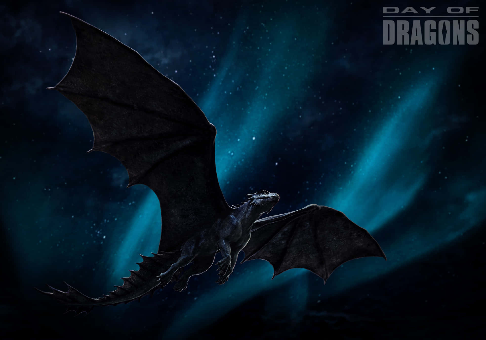 Enjoy The Majestic Beauty Of A Dragon. Background