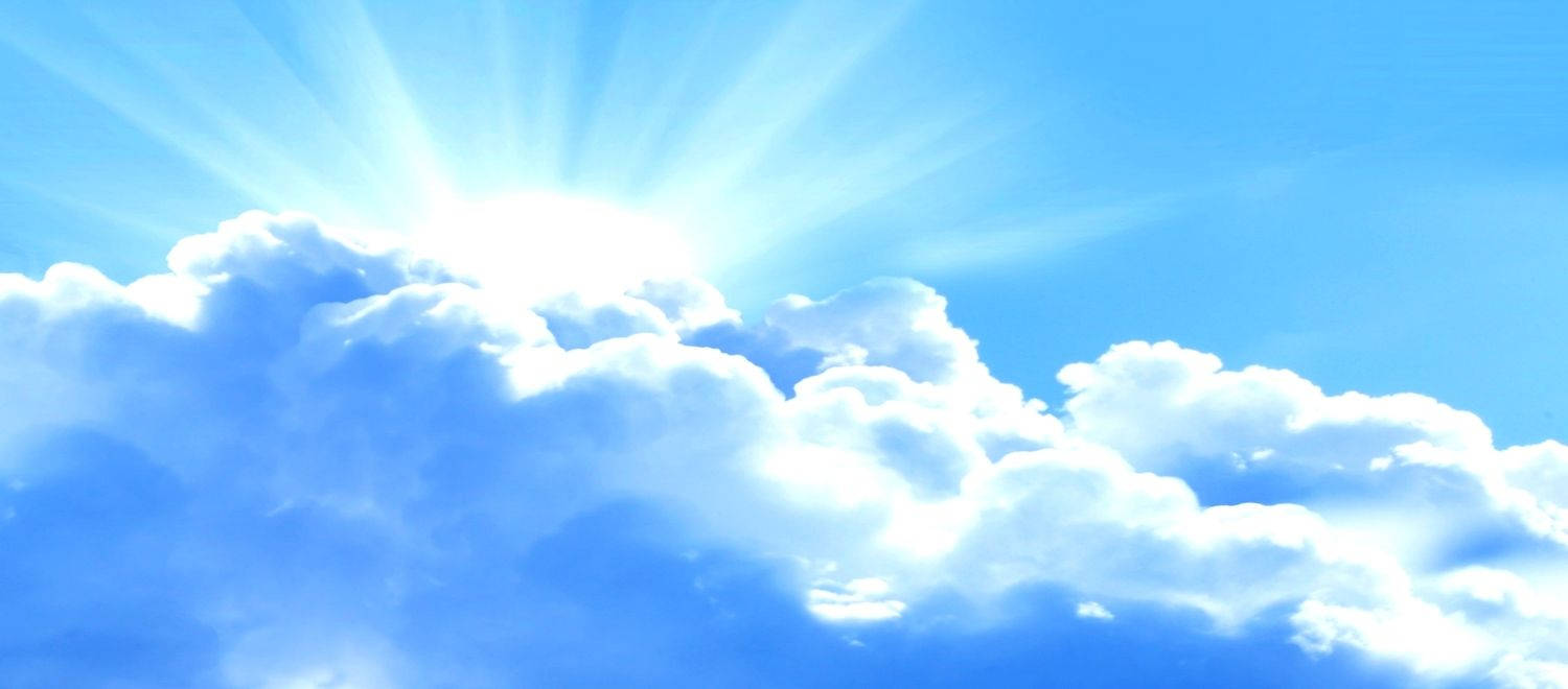 Enjoy The Majestic Beauty Of Heavenly Clouds Background