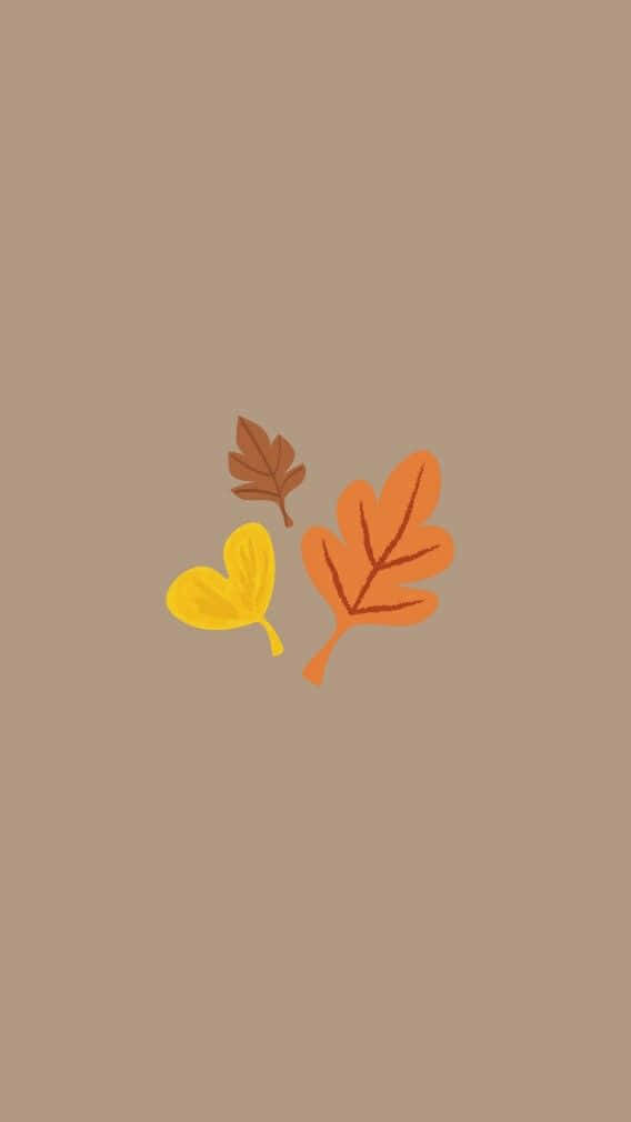 Enjoy The Minimalist Beauty Of Autumn Background