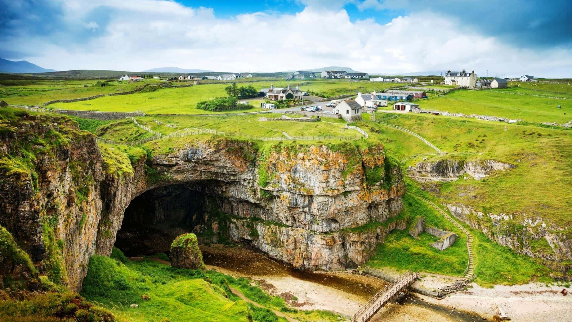 “enjoy The Natural Beauty Of Scotland” Background