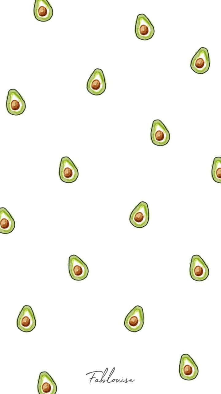 Enjoy The Nutritious Benefits Of Avocados While Using Your Avocado-themed Iphone. Background