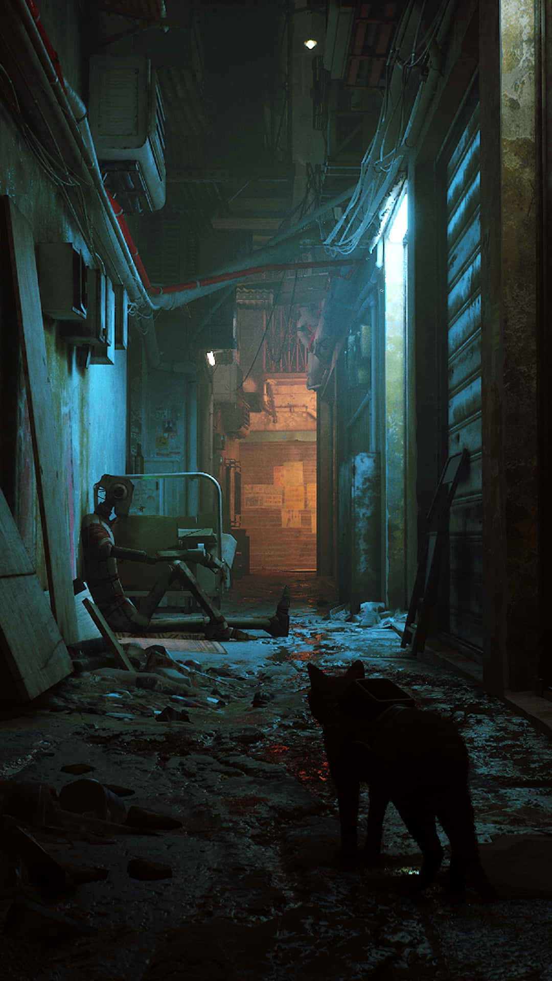 Enjoy The Peace And Quiet Of An Old-fashioned Alleyway Background