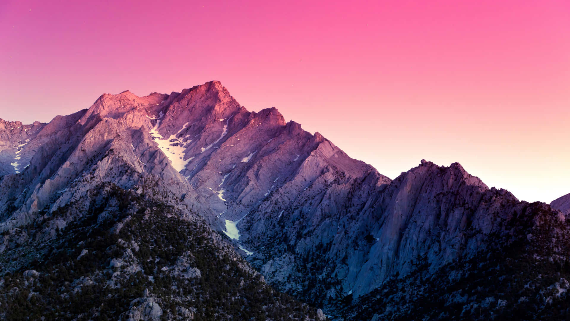 Enjoy The Peace Of A California Mountain Landscape Background