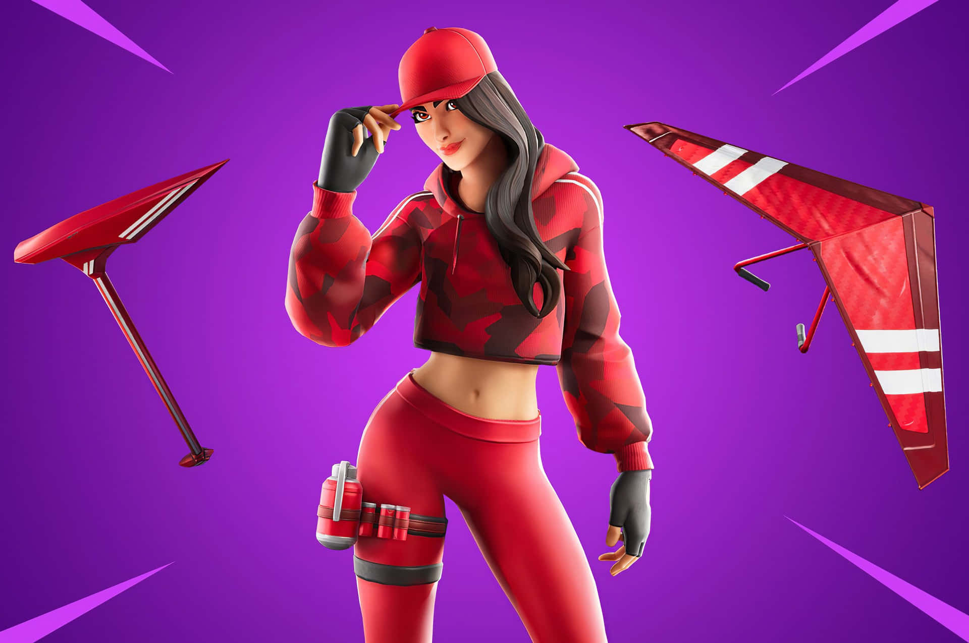 Enjoy The Popular And Stylish Ruby Fortnite Skin!