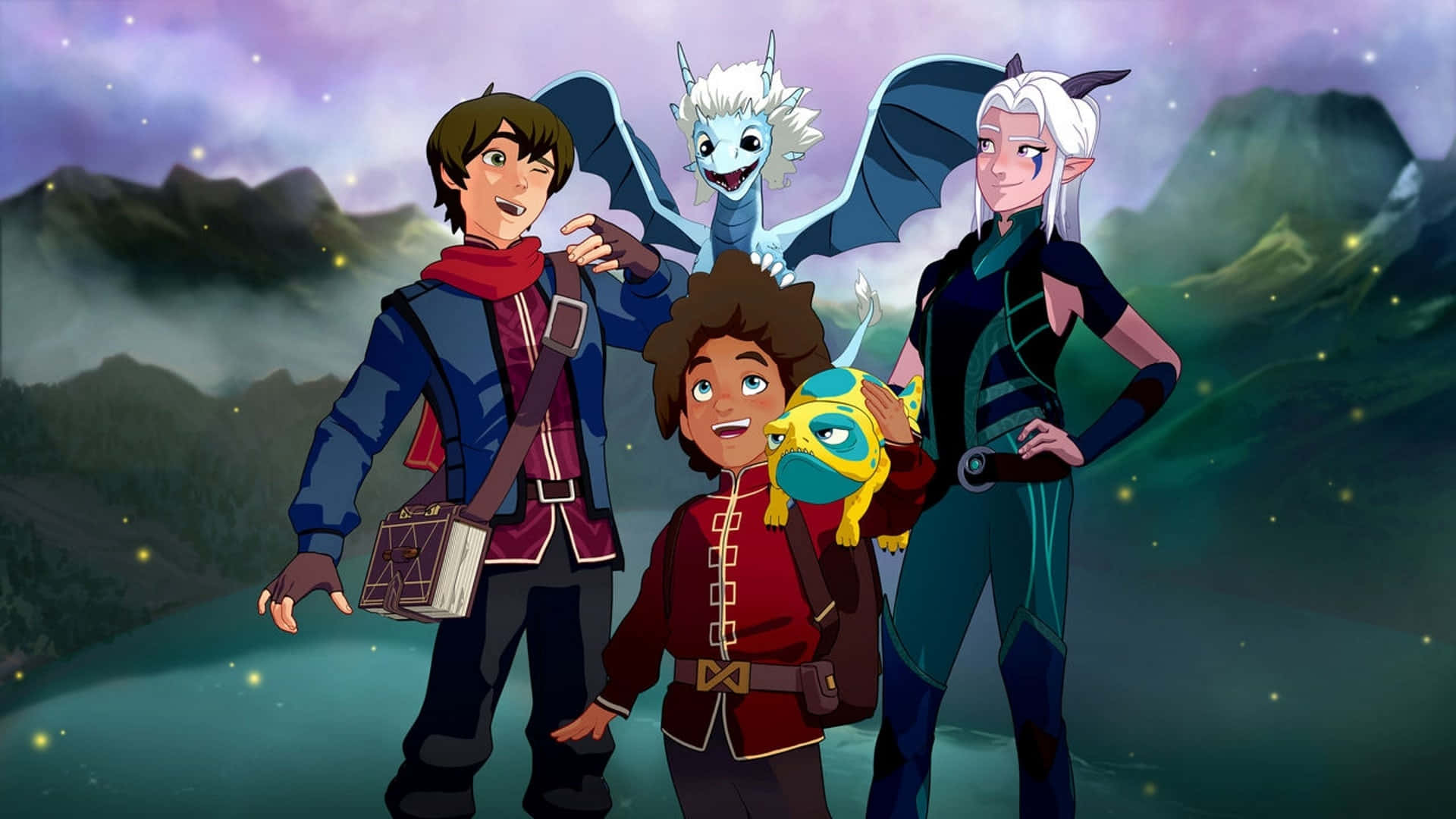 Enjoy The Power Of Magic In The Dragon Prince Background