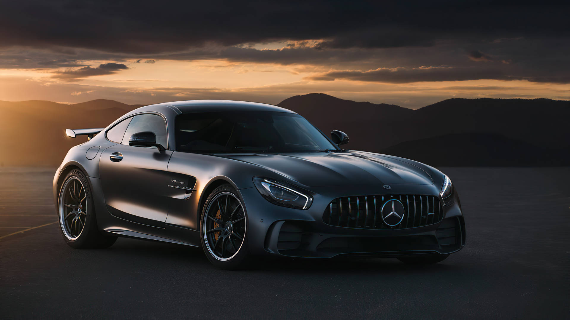 Enjoy The Power Of The Mercedes-benz Amg Background