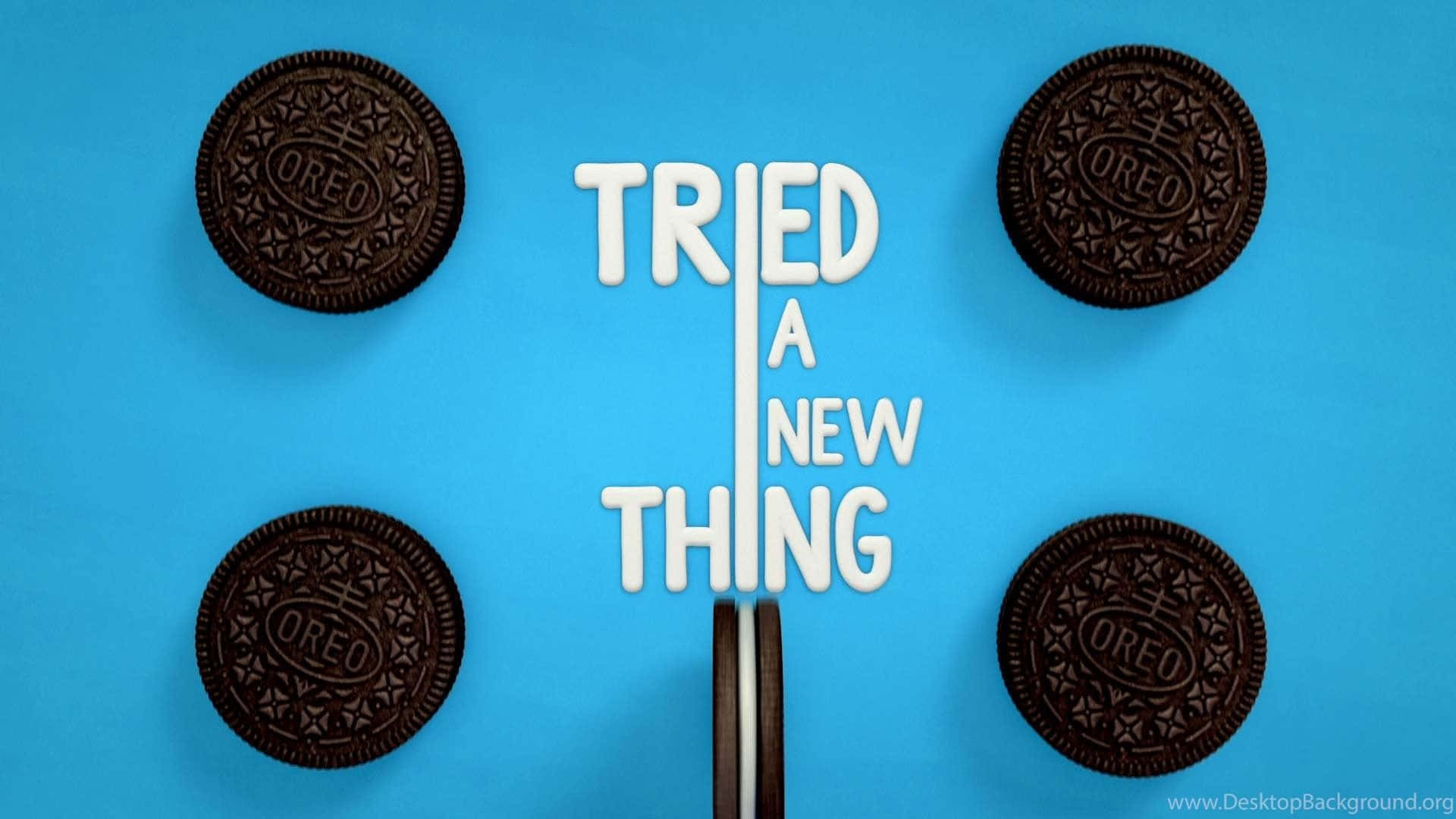 Enjoy The Pure Pleasure Of Oreo Cookies Background