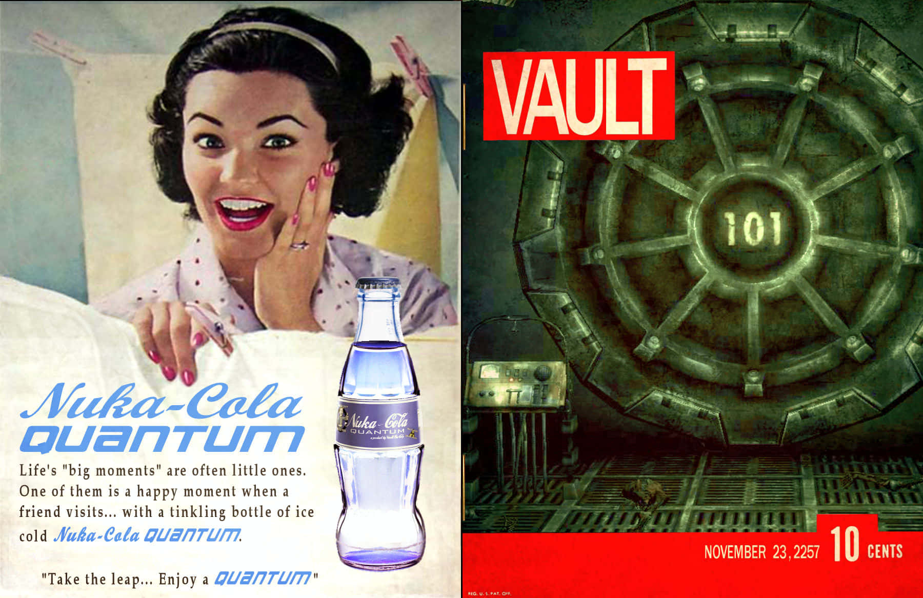 Enjoy The Refreshing Flavor Of Nuka Cola Background