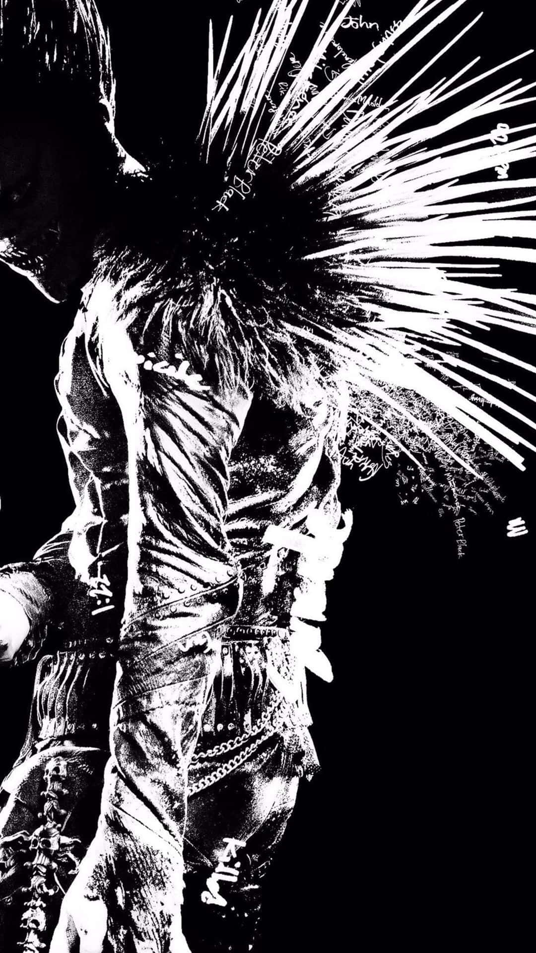 Enjoy The Retro Cowboy Bebop Series On Your Iphone Background