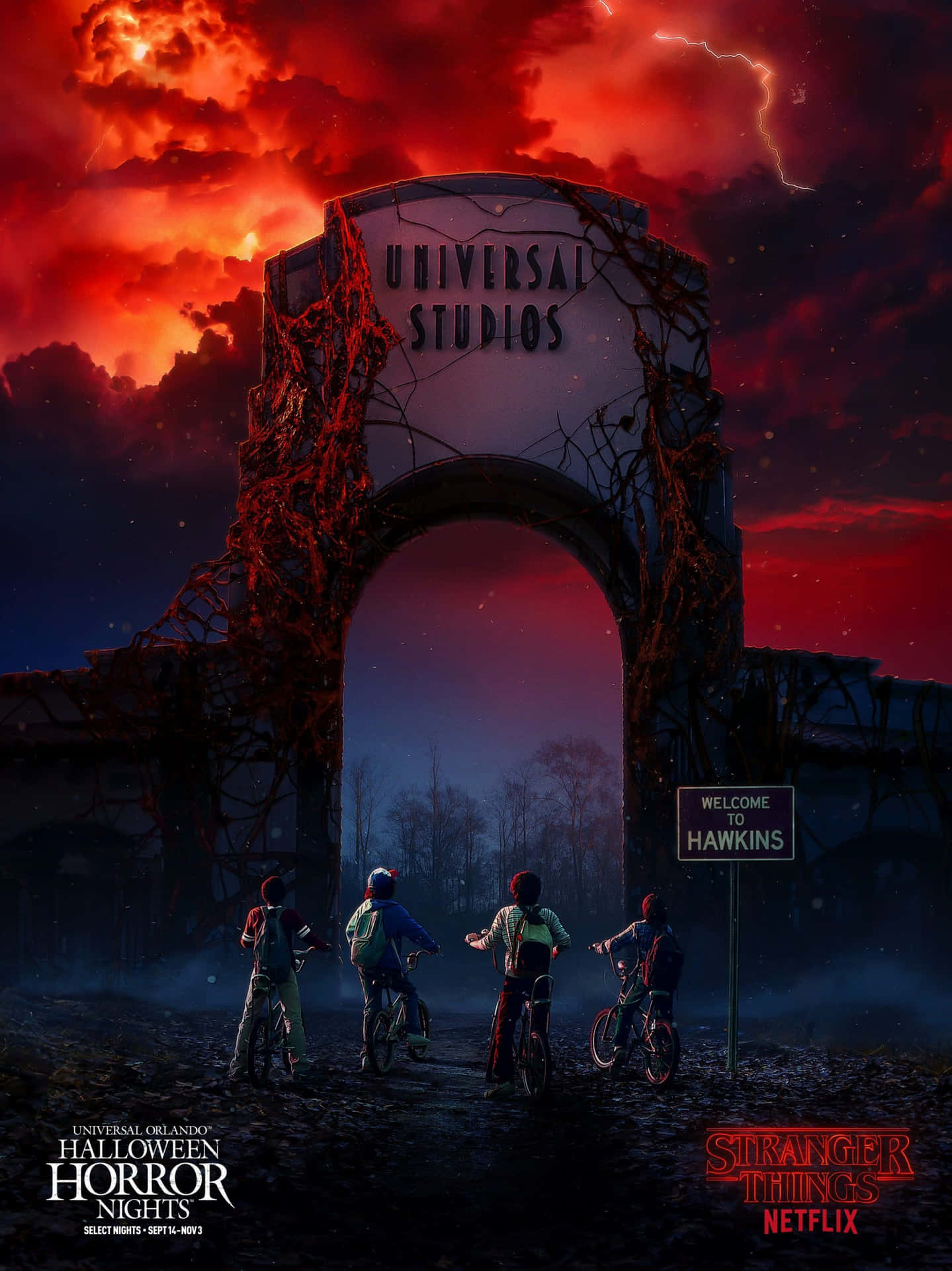Enjoy The Ride - Go Everywhere With The Stranger Things Bike Background