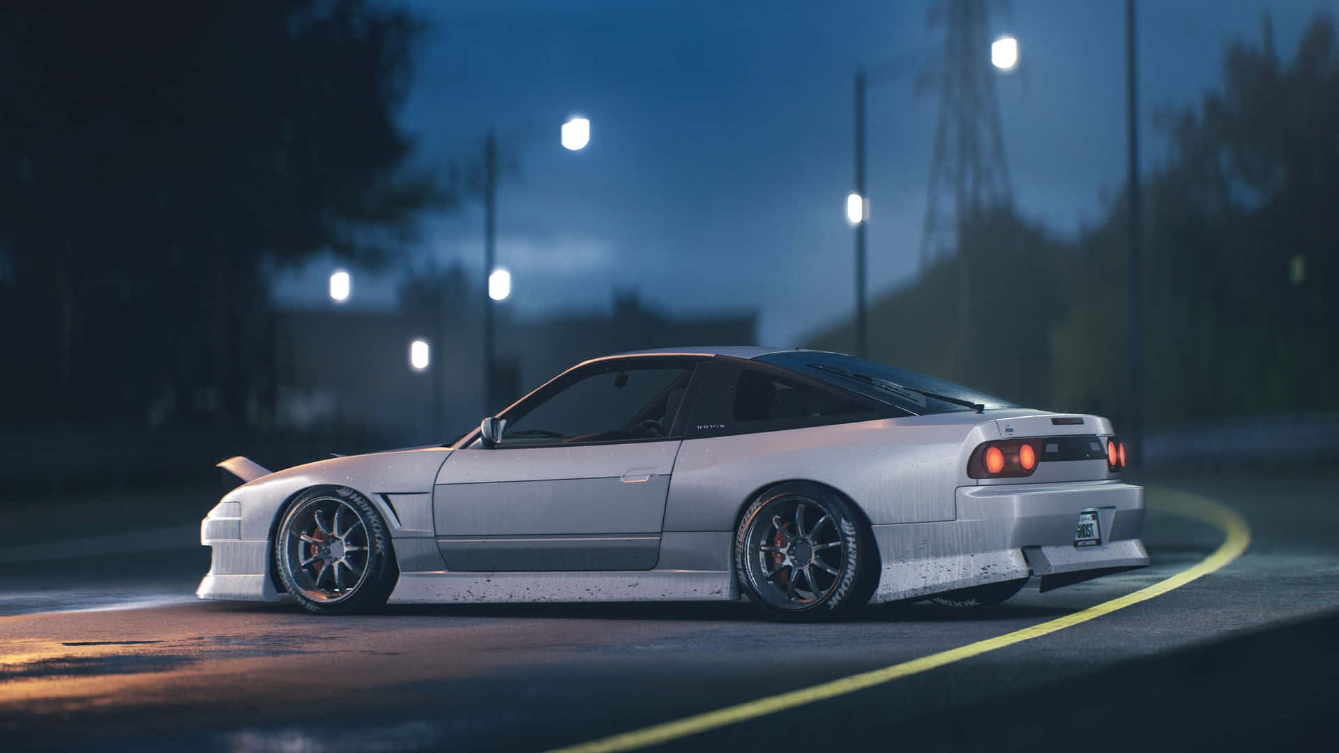 Enjoy The Road In The Striking Nissan Silvia S13 Background