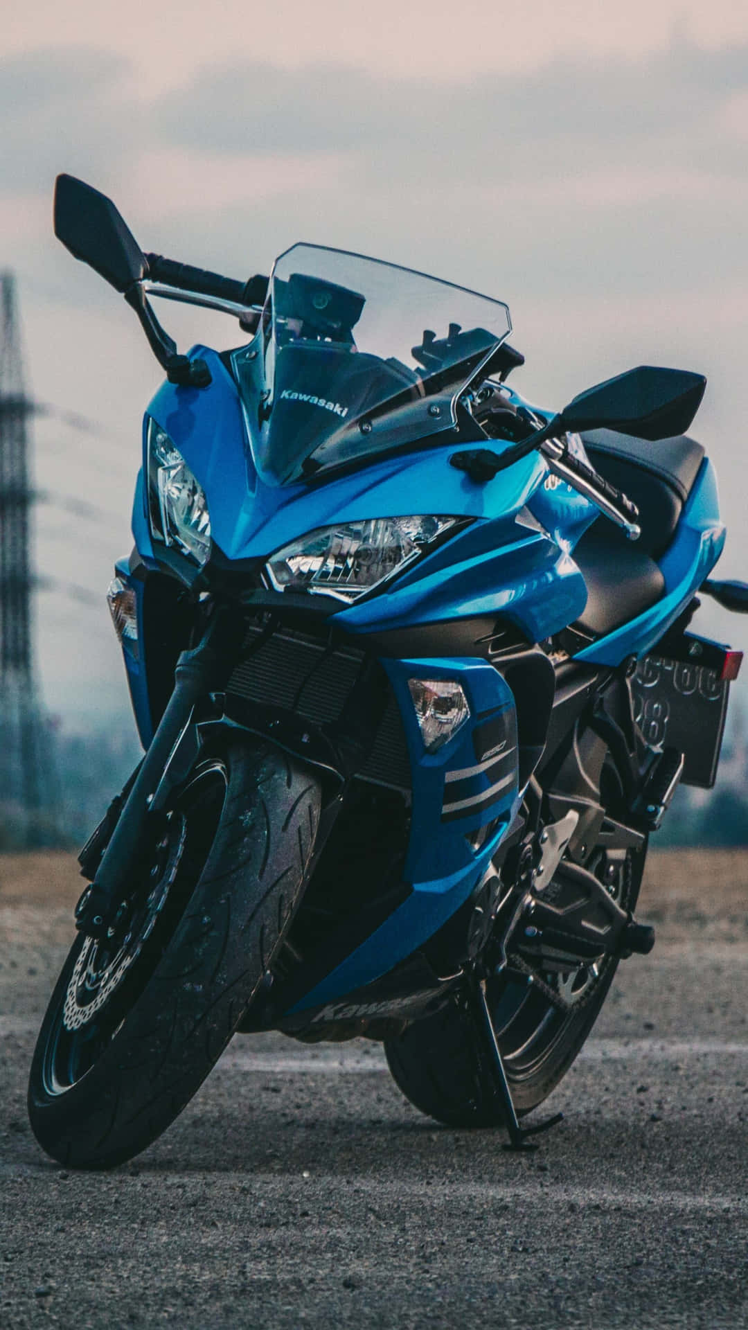 Enjoy The Rush Of The Road With Hd Motorcycle Background