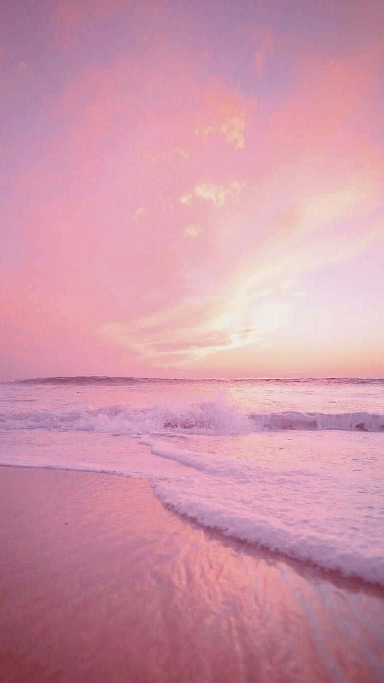 Enjoy The Serene Beauty Of Pink Beach Aesthetic