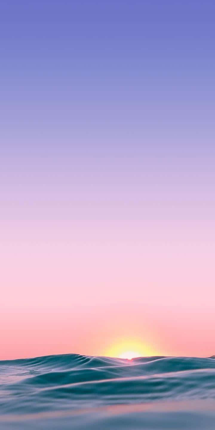 Enjoy The Serenity Of A Sunrise Background