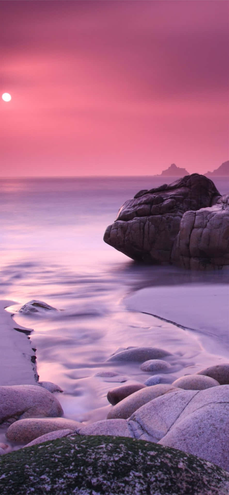 Enjoy The Shimmering Blues And Pinks Of A Peaceful Evening