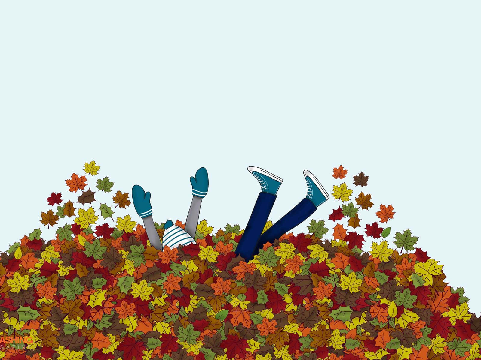 Enjoy The Simple Beauty Of Fall. Background