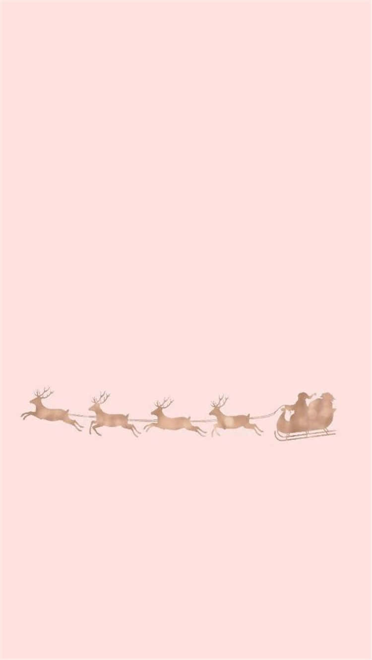 Enjoy The Simple Things On Christmas Background