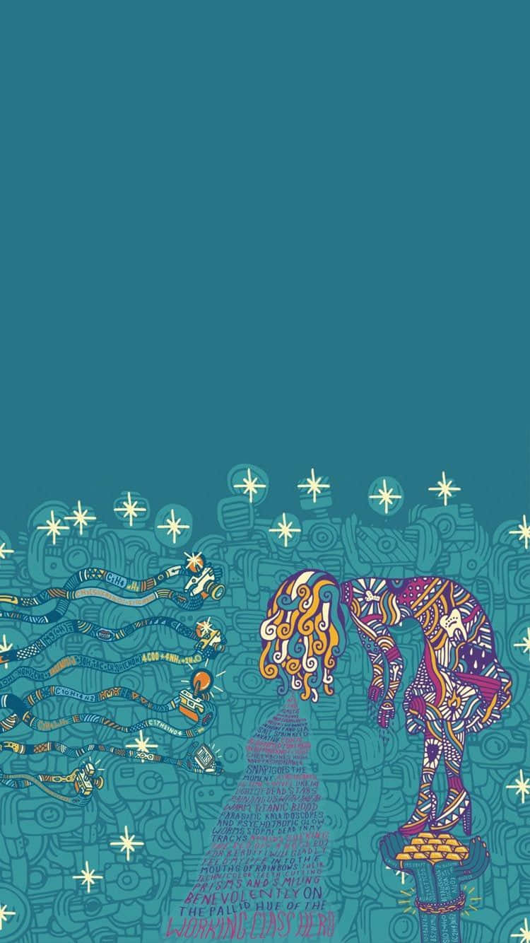 Enjoy The Simplicity Of Design With An Iphone Background