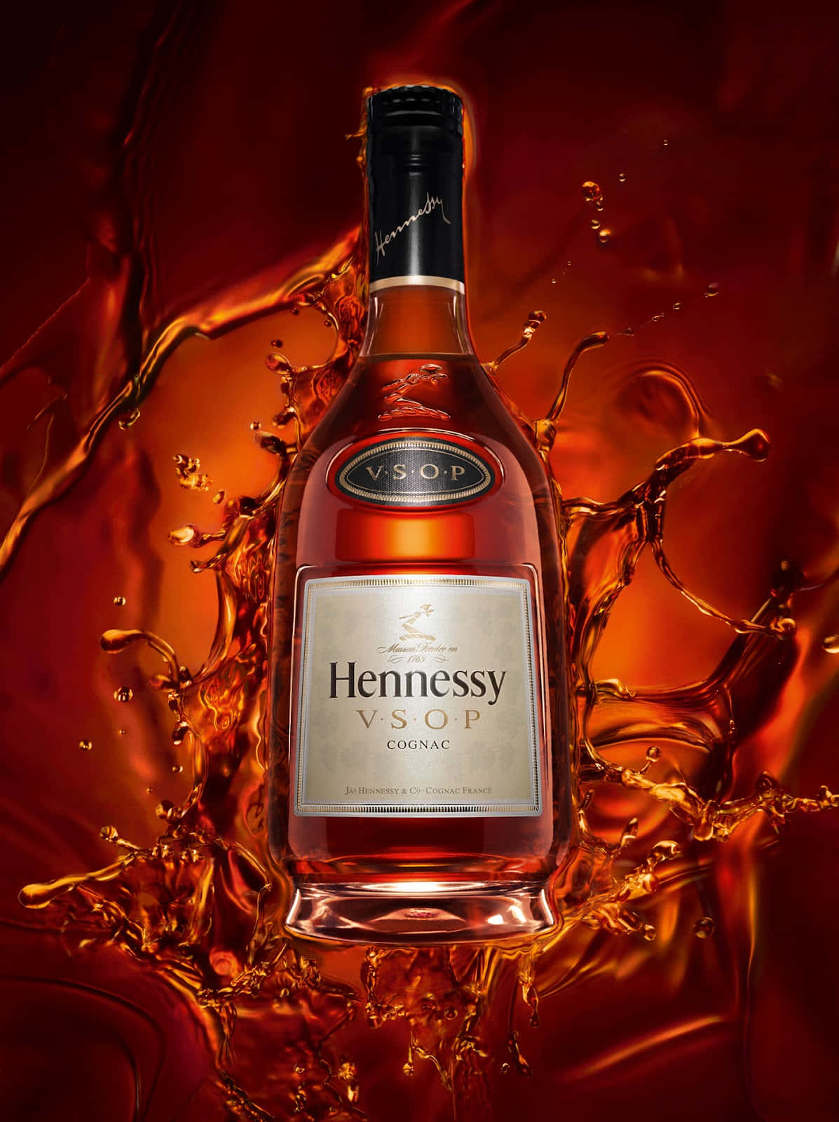 Enjoy The Smooth Luxury Of Hennessy Background