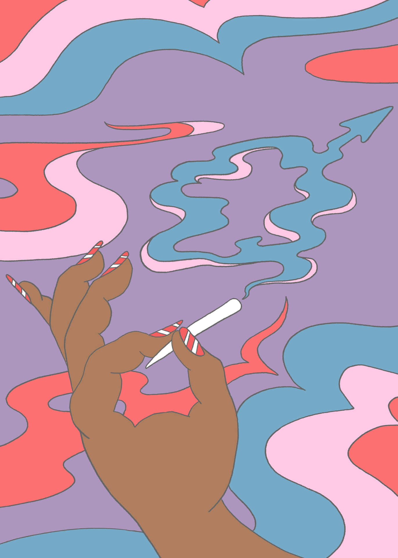 Enjoy The Smooth, Smoky Flavor Of A Classic Weed Blunt Background