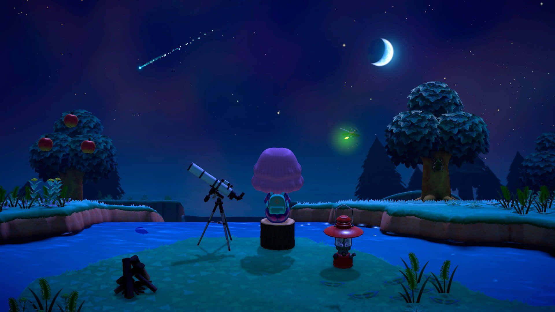 Enjoy The Snow Covered Wilds Of Animal Crossing Winter Background
