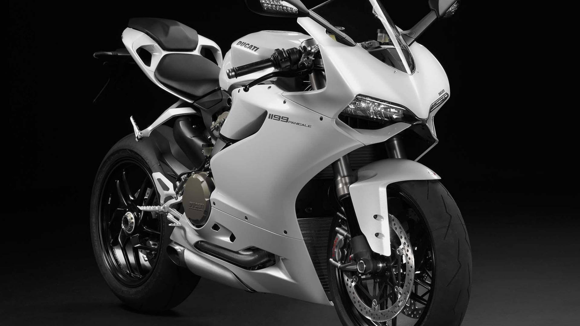 Enjoy The Speed And Style Of The Ducati 1199 Panigale In Arctic White