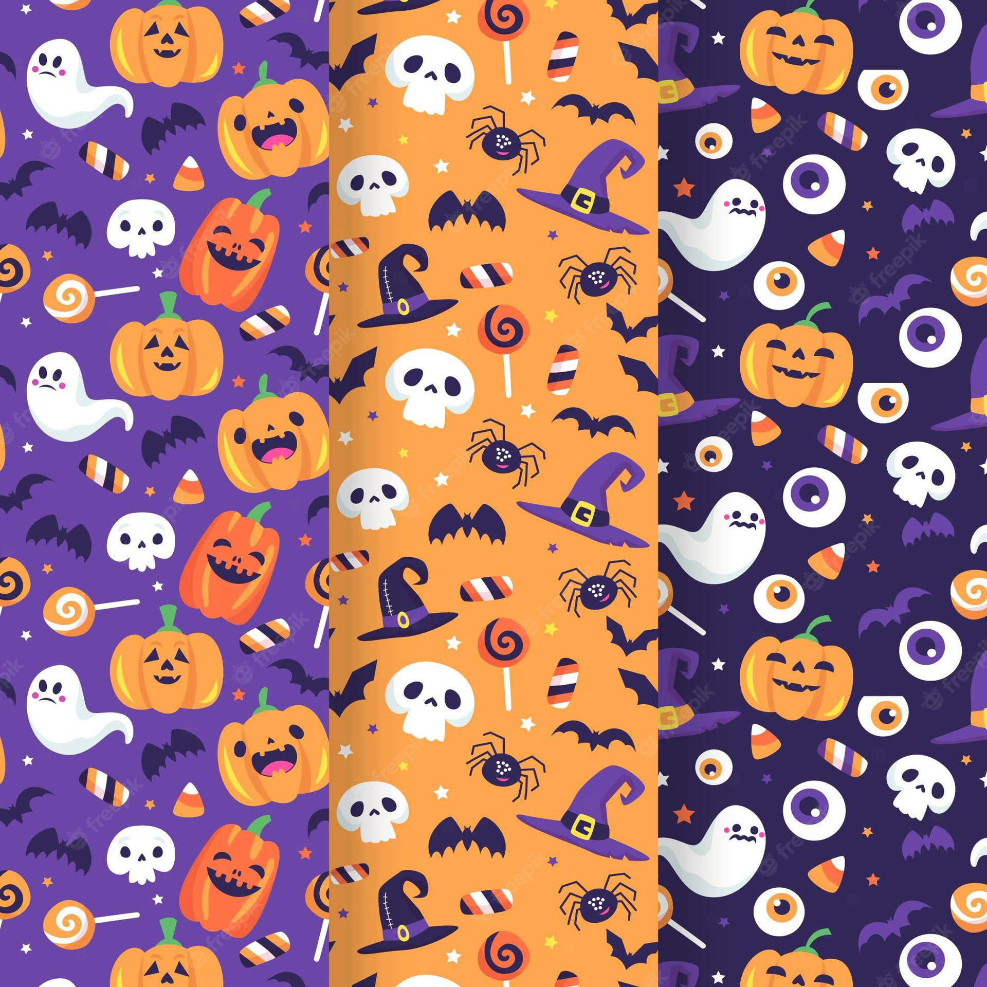 Enjoy The Spirit Of Halloween With This Festive Phone! Background