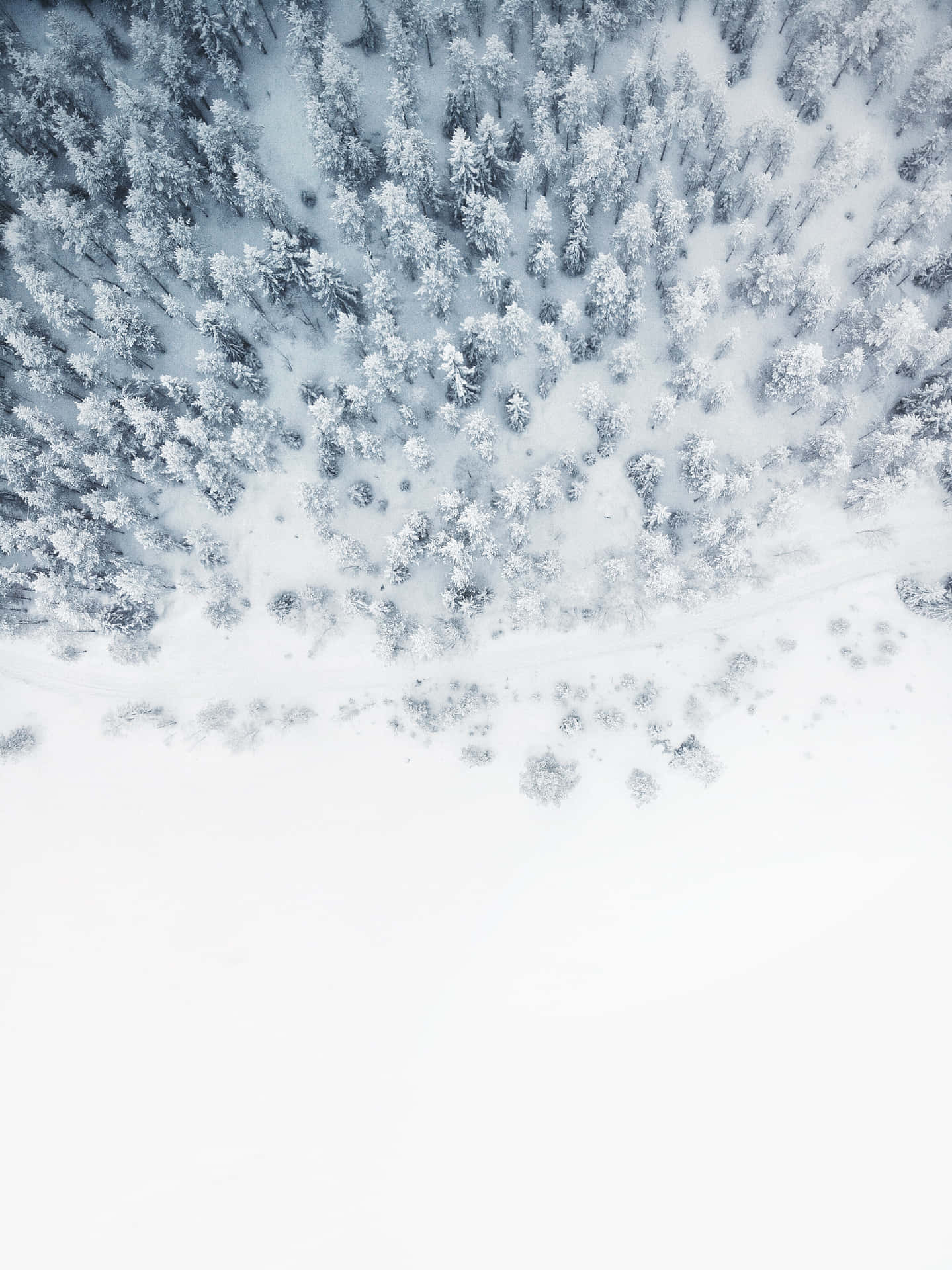 Enjoy The Splendour Of Winter With A View Of Snow-covered Mountains Background