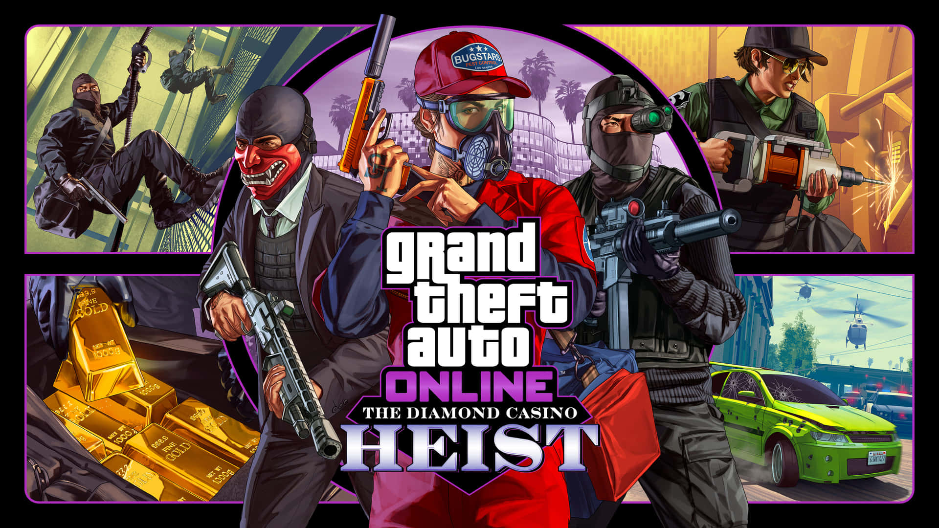 Enjoy The Streets Of Los Santos In Grand Theft Auto Online Background