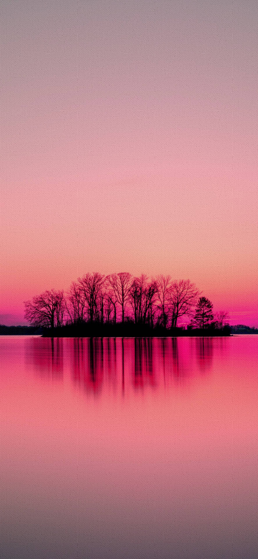 Enjoy The Stunning Hues Of A Pink Sunset From Your Iphone. Background