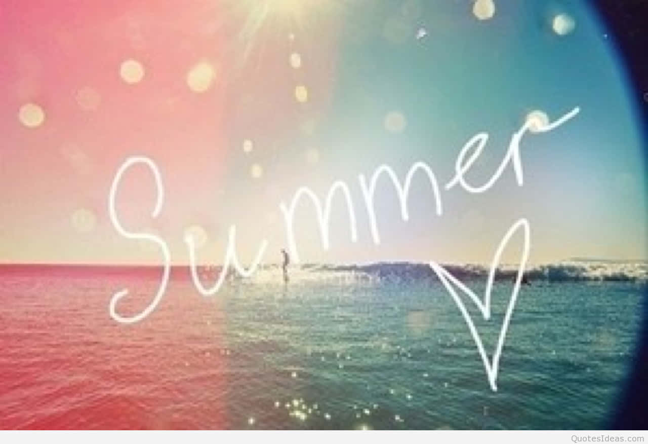 Enjoy The Sunshine With A Cute Summer Desktop Background
