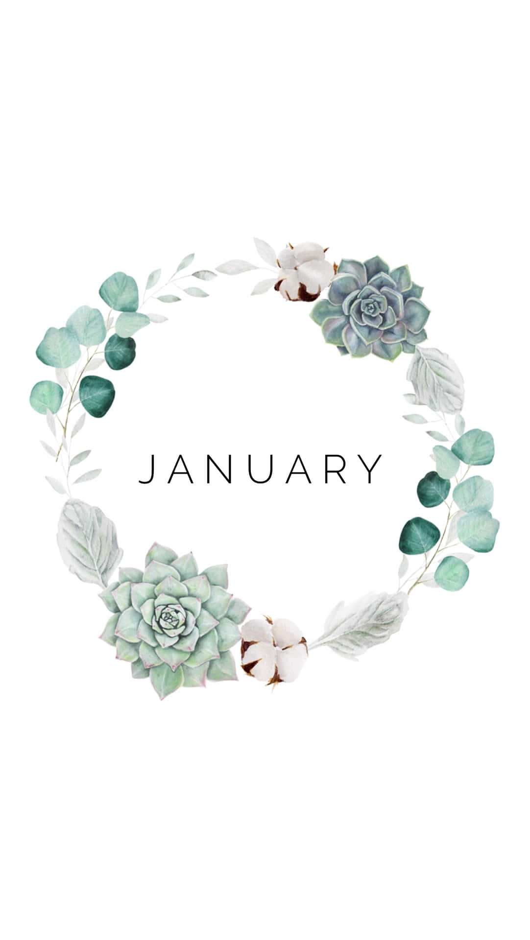 Enjoy The Sweet And Cozy Moments Of January Background