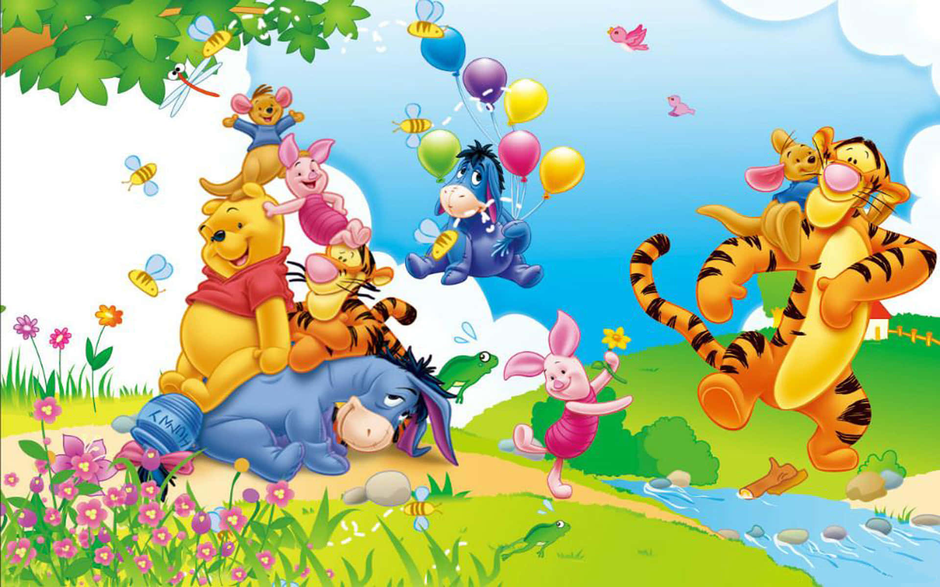 Enjoy The Sweet Delights Of Nature With Winnie The Pooh 🍯 Background