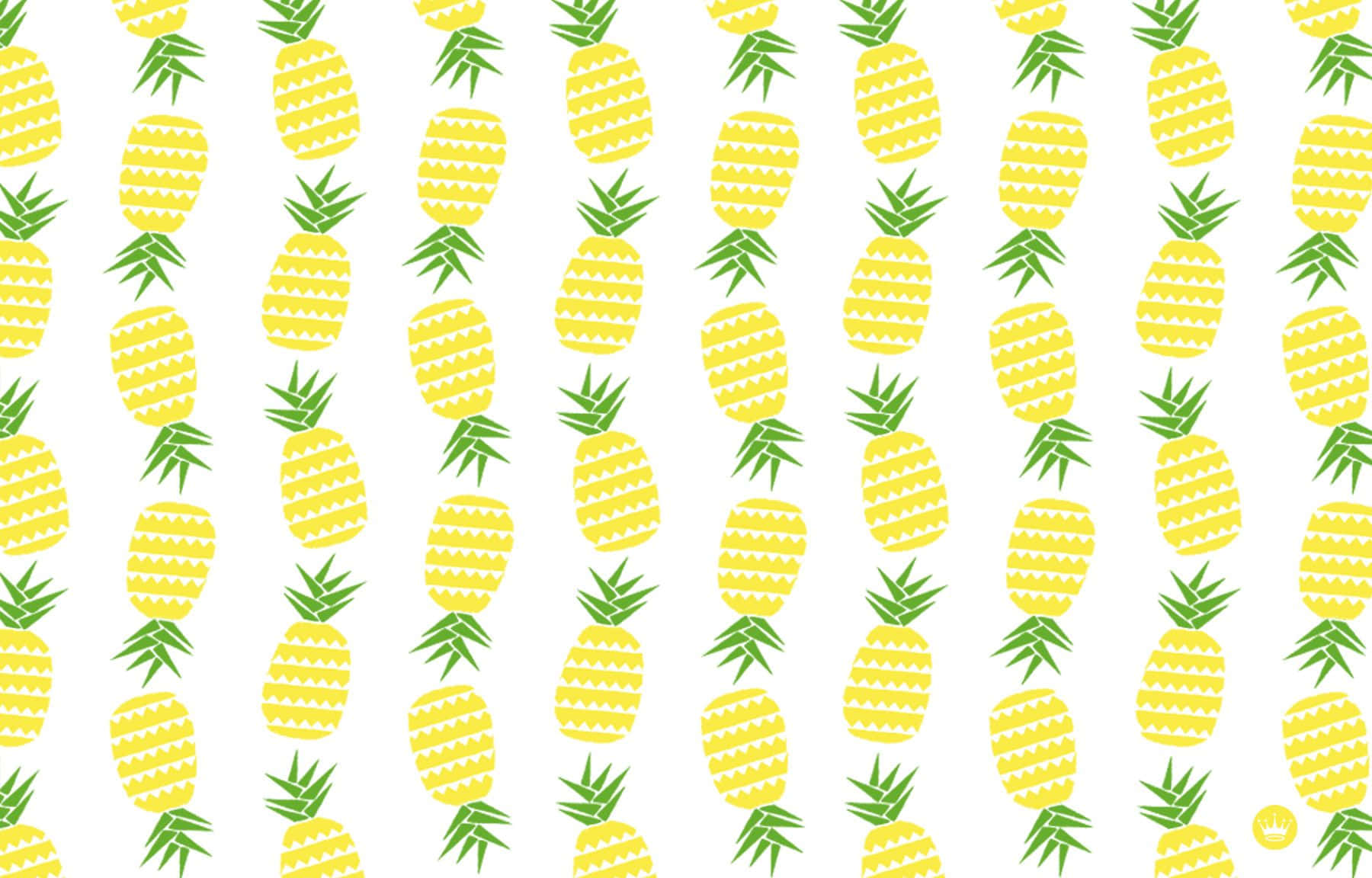 Enjoy The Sweet Taste Of Summer With A Fun, Pineapple Desktop Wallpaper. Background