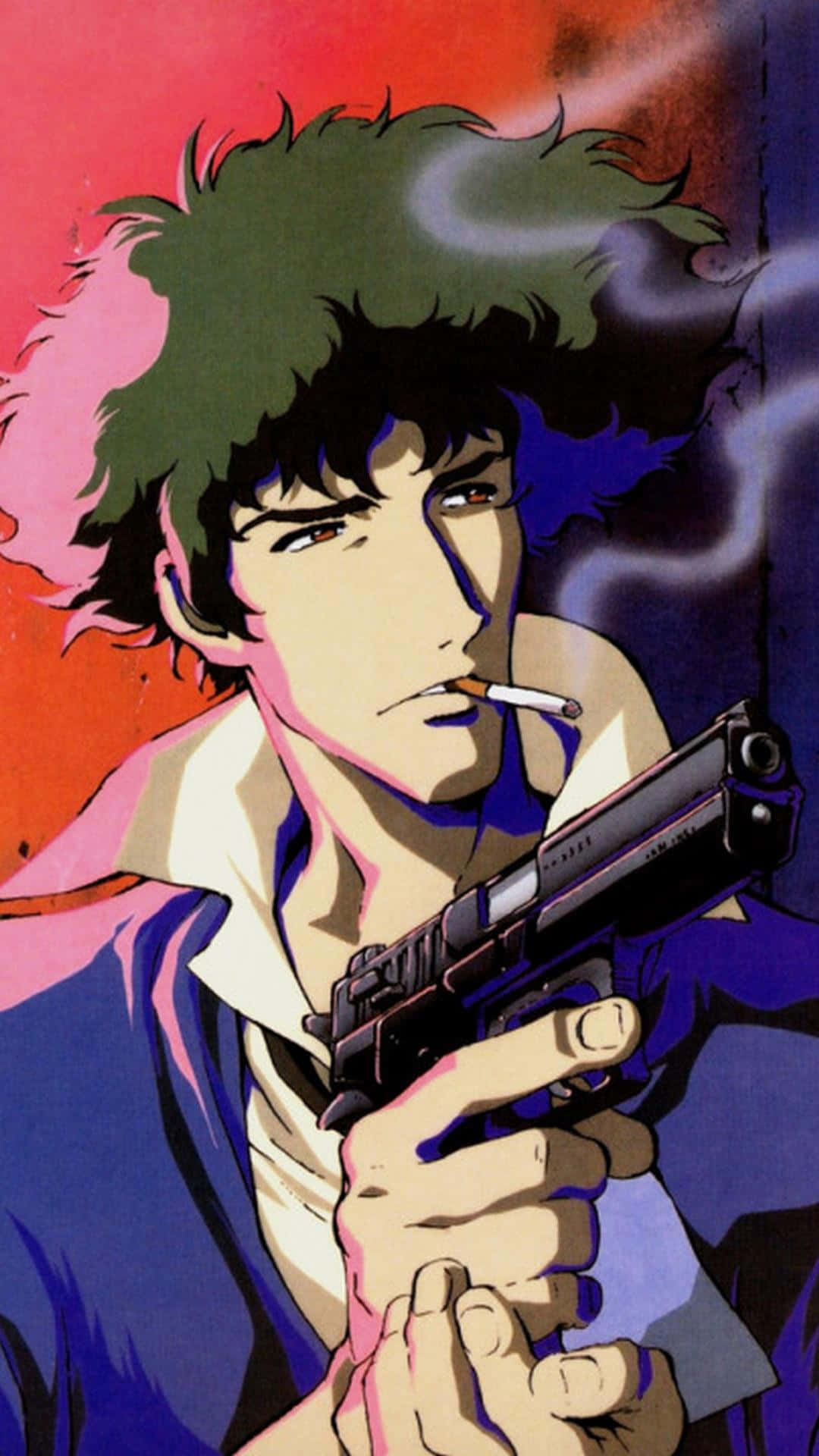 Enjoy The Thrill Of Cowboy Bebop On Your Iphone Background
