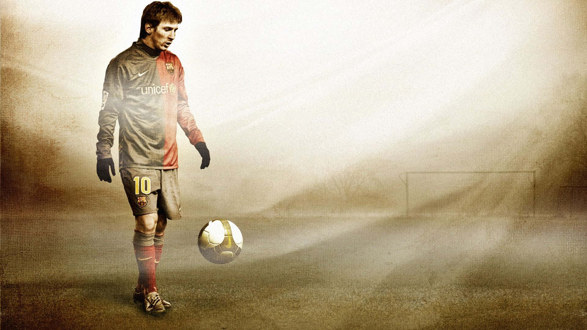 Enjoy The Thrill Of Football Pc Gaming Background