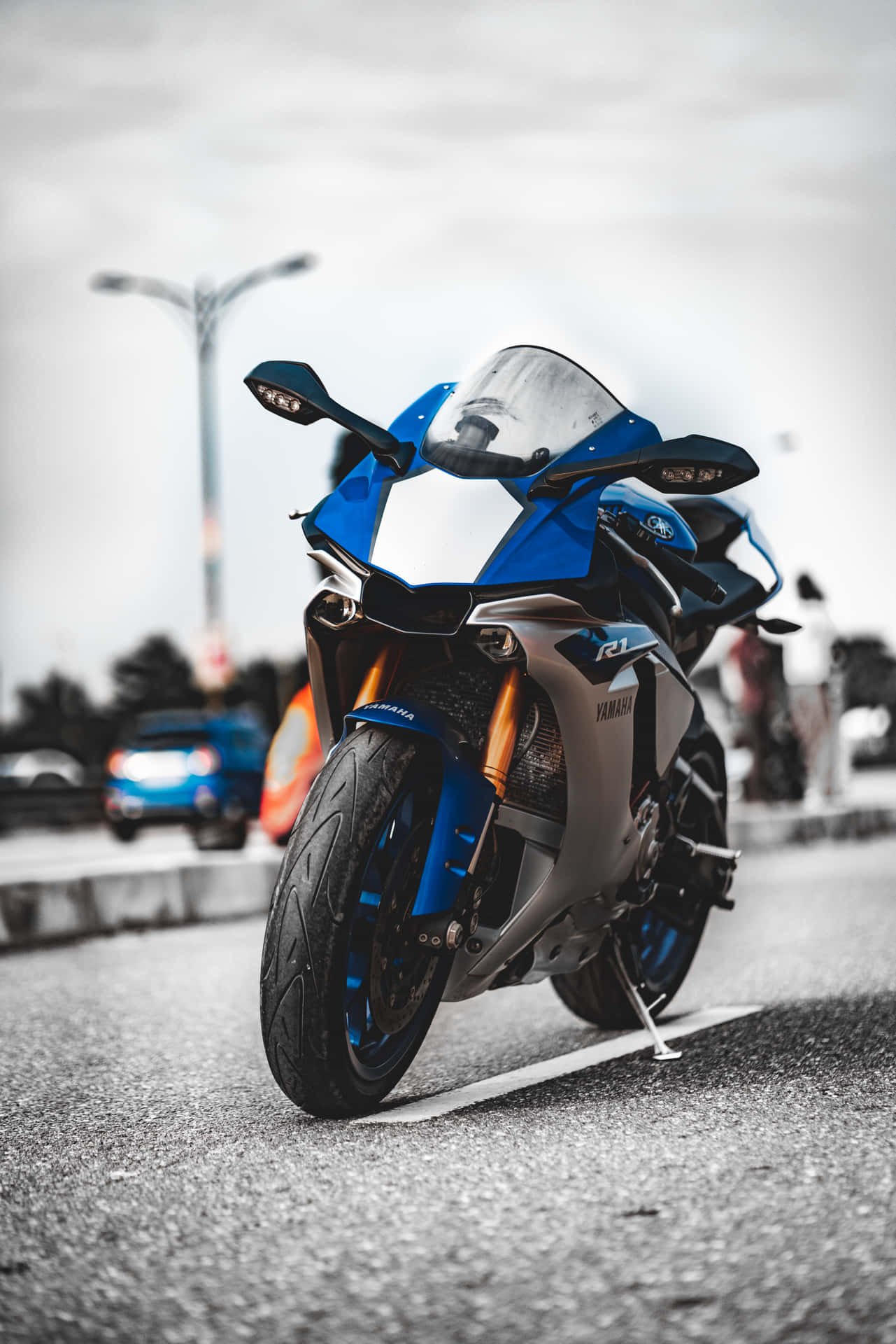 Enjoy The Thrill Of Motorcycle Riding Background