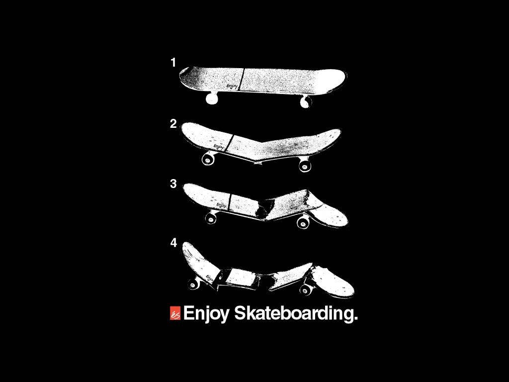 Enjoy The Thrill Of Skateboarding Background