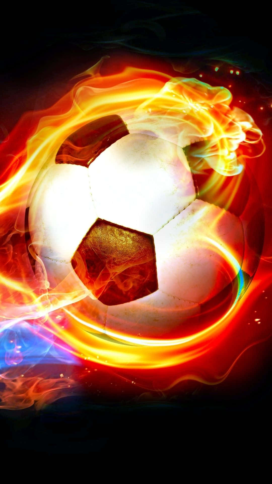 Enjoy The Thrill Of Soccer Right In The Palm Of Your Hand Background