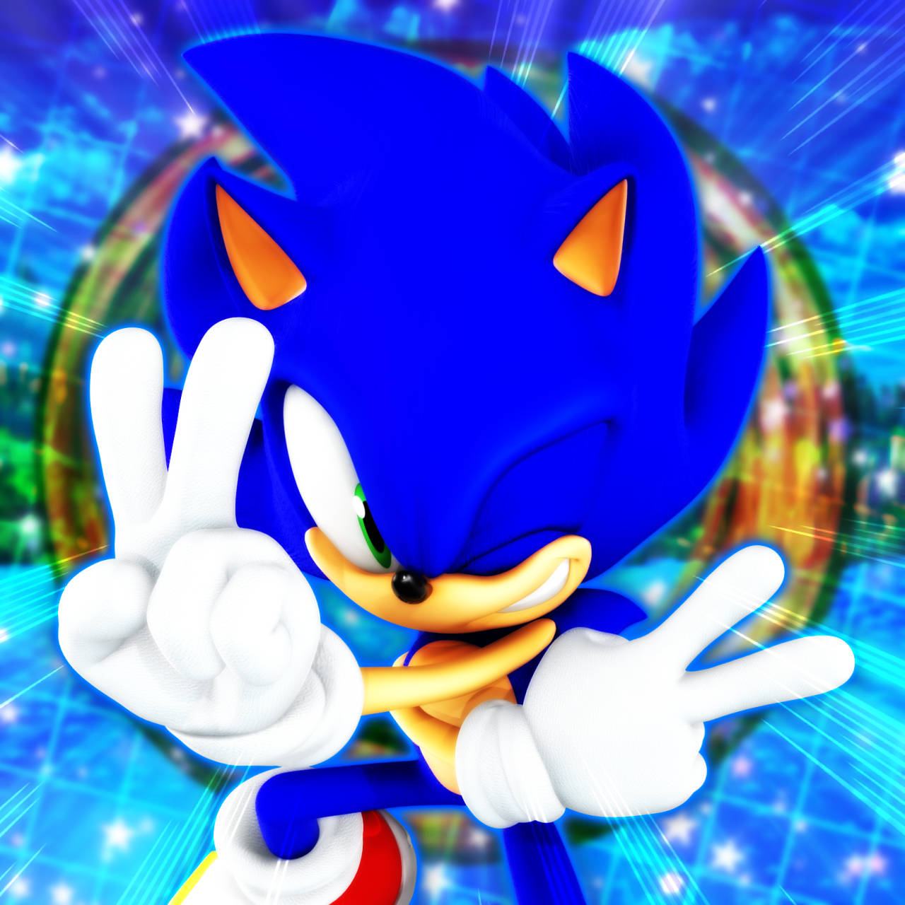 Enjoy The Thrill Of Sonic In Cool Sonic