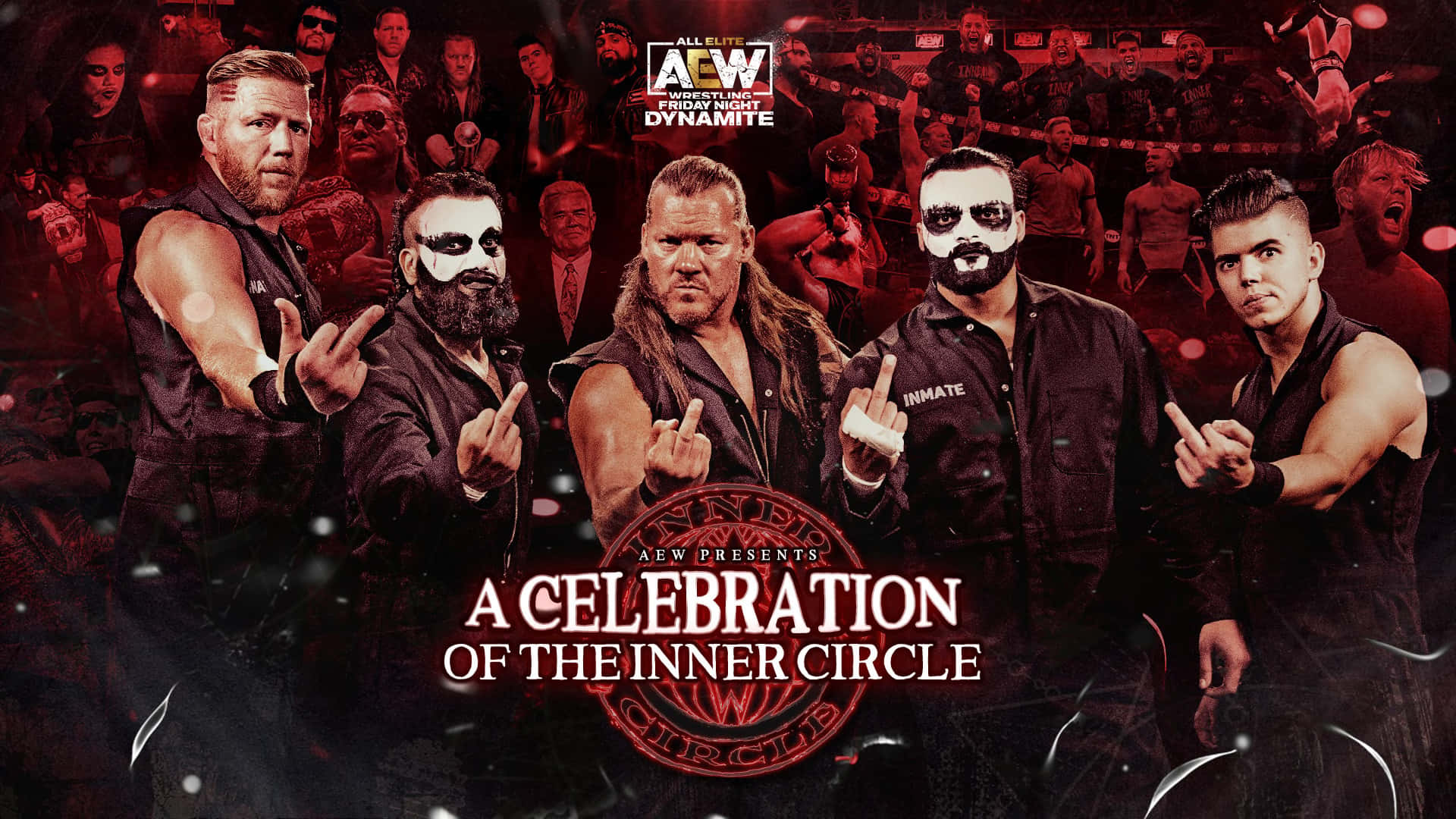 Enjoy The Thrill Ride Of Wednesday Night Aew Wrestling Background