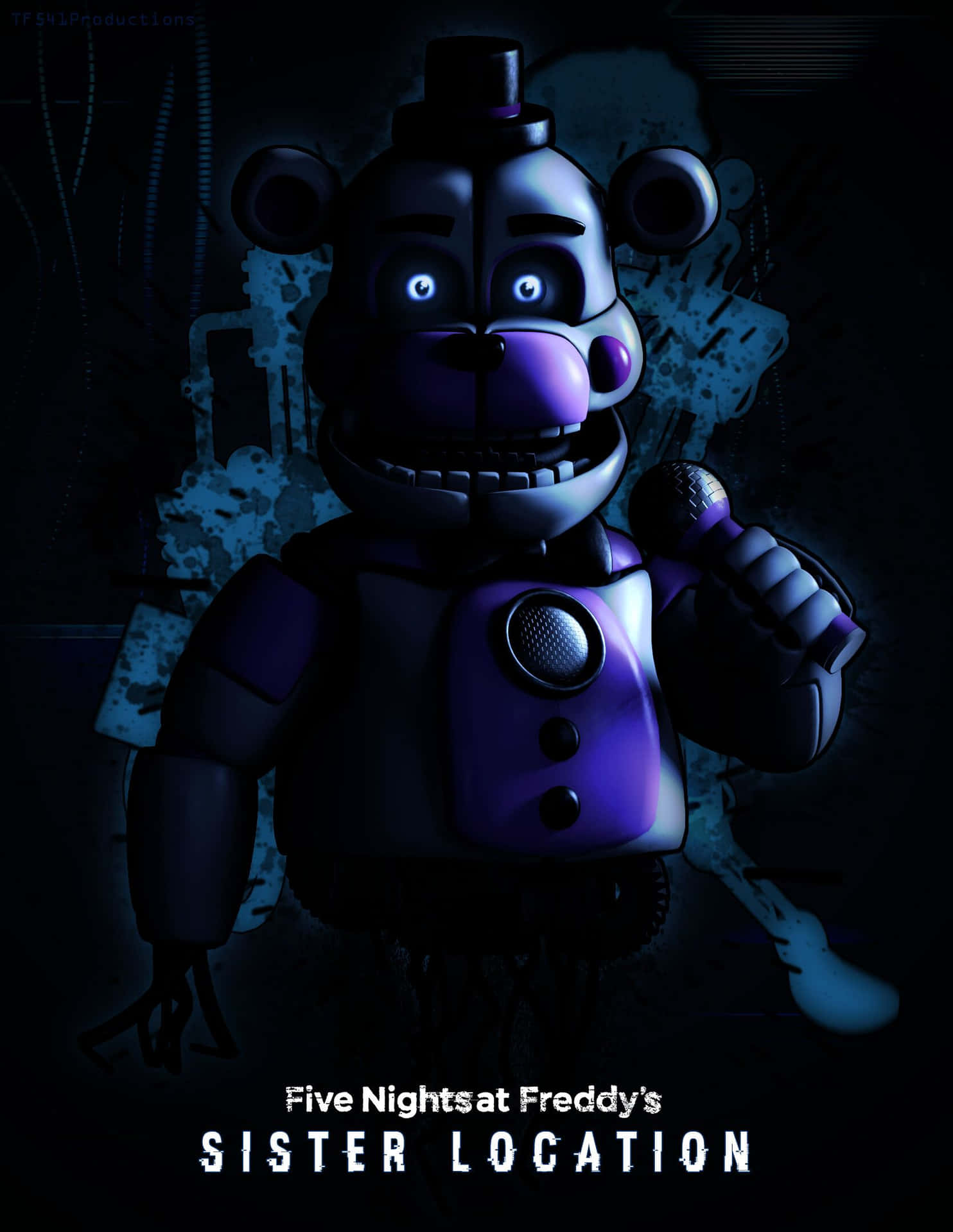 Enjoy The Thrilling Gaming With Five Nights At Freddys On Your Iphone Background