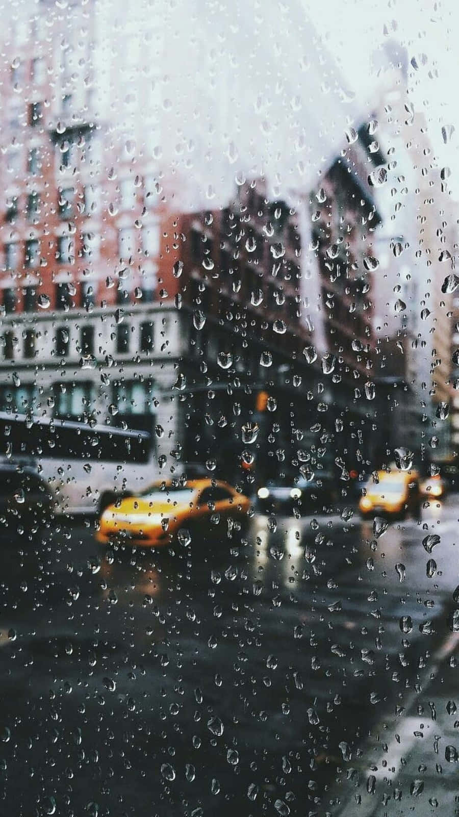 Enjoy The Tranquil Beauty Of Rainfall Background