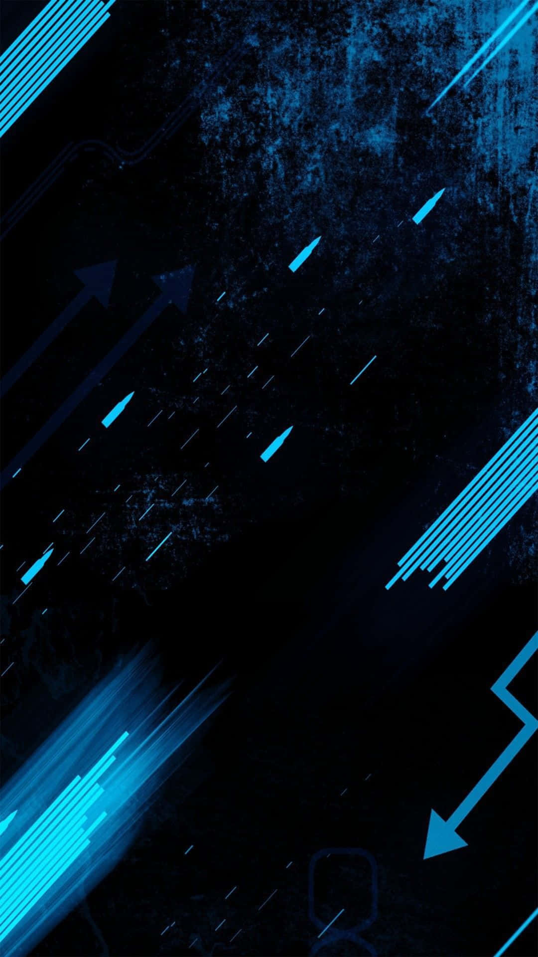 Enjoy The Tranquil Beauty Of The Blue Amoled. Background