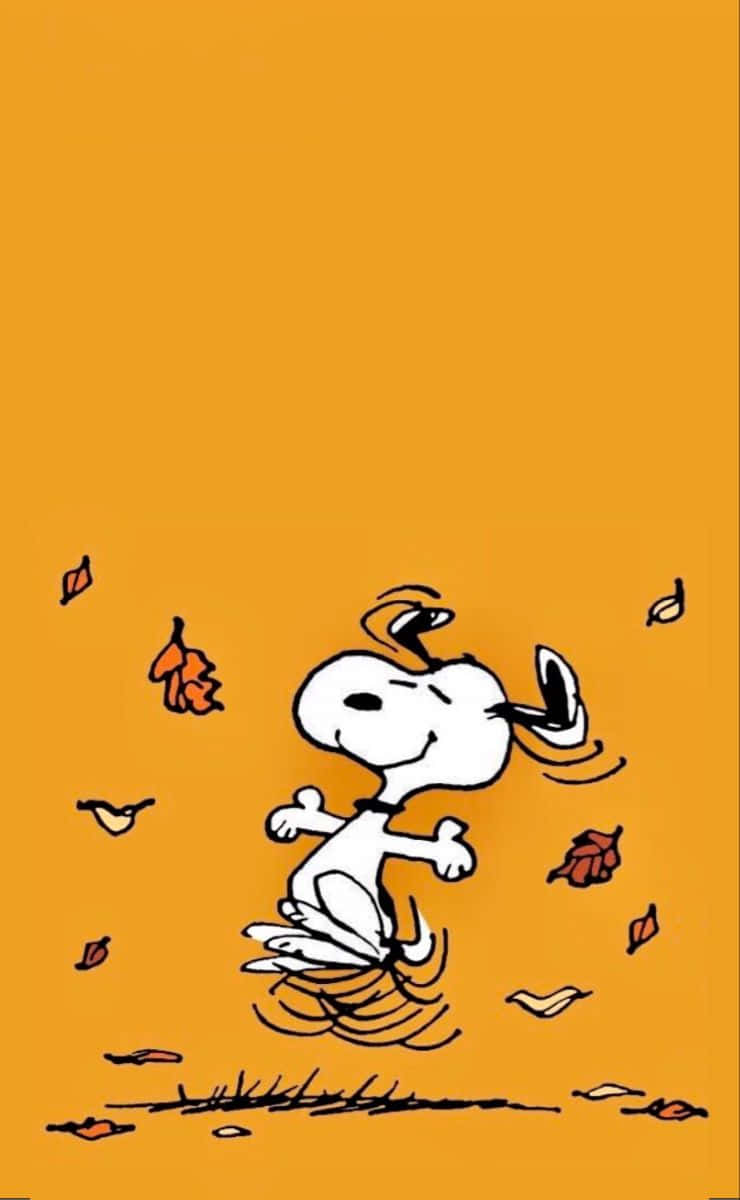 Enjoy The Tranquility Of A Fall Day With Snoopy