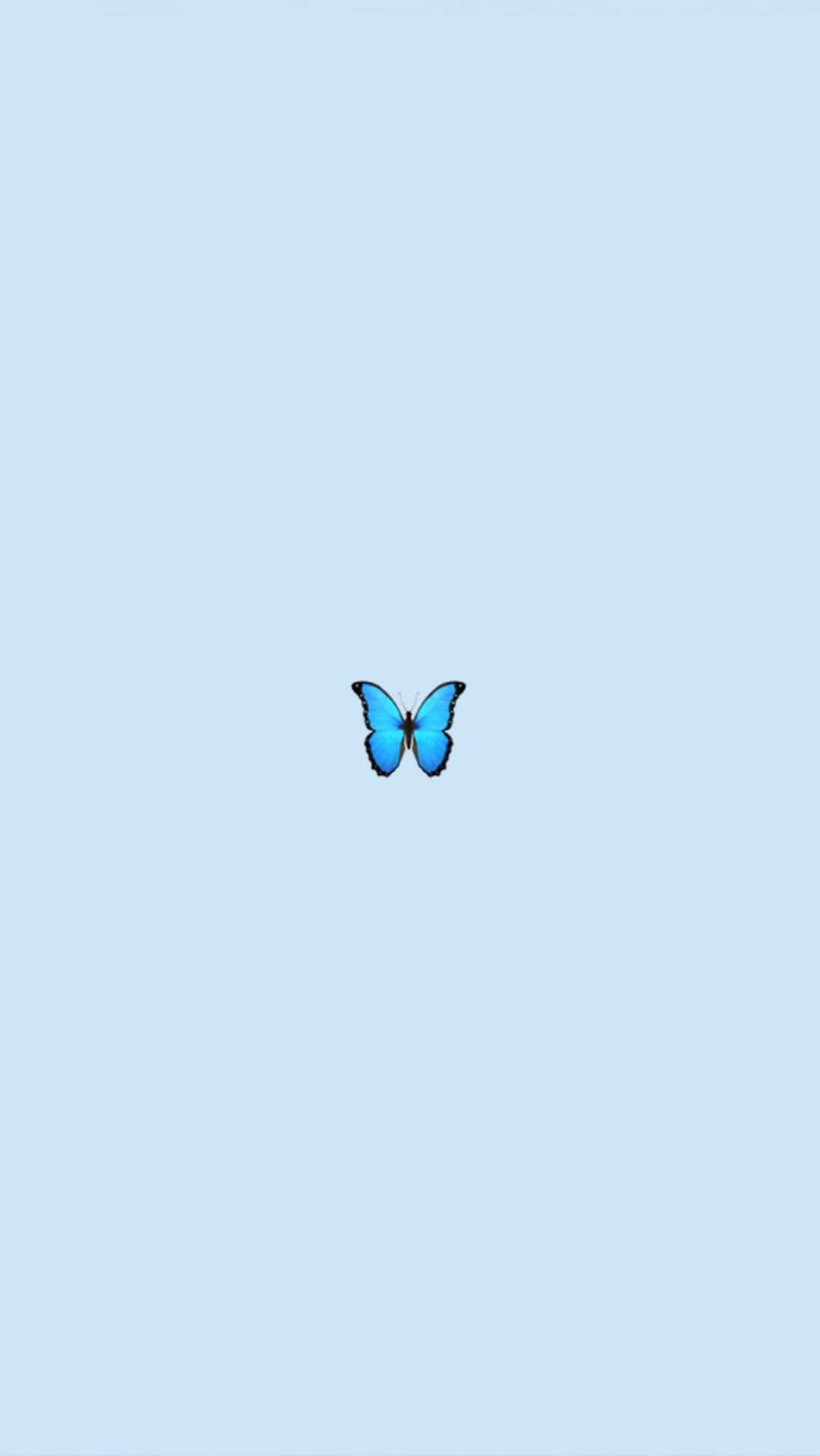 Enjoy The Tranquility Of Swaying Blue Things In The Wind. Background